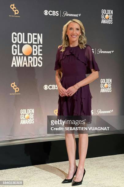 Actress Helen Hoehne attends the nominations announcement for the 81st Golden Globe Awards, December 11 at the Beverly Hilton Hotel in Beverly Hills,...