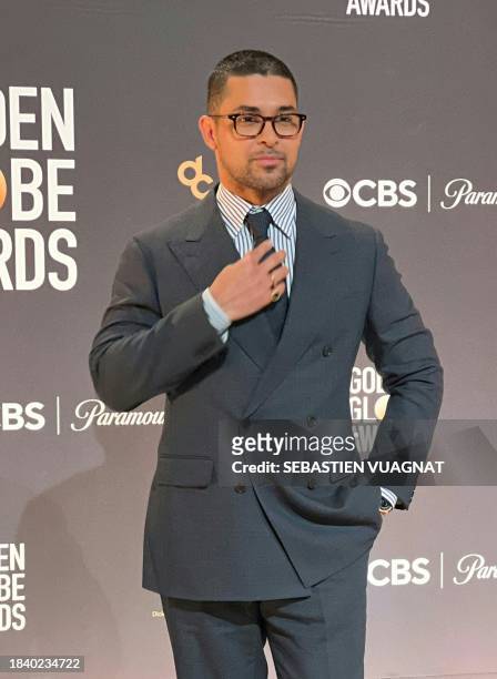 Actor Wilmer Valderrama attends the nominations announcement for the 81st Golden Globe Awards, December 11 at the Beverly Hilton Hotel in Beverly...