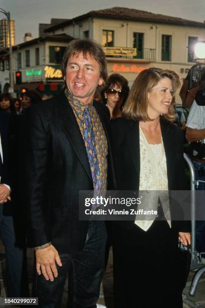 American actor John Ritter and American actress Pam Dawber attend the Westwood premiere of 'Stay Tuned', held at the Mann Village Theatre in the...