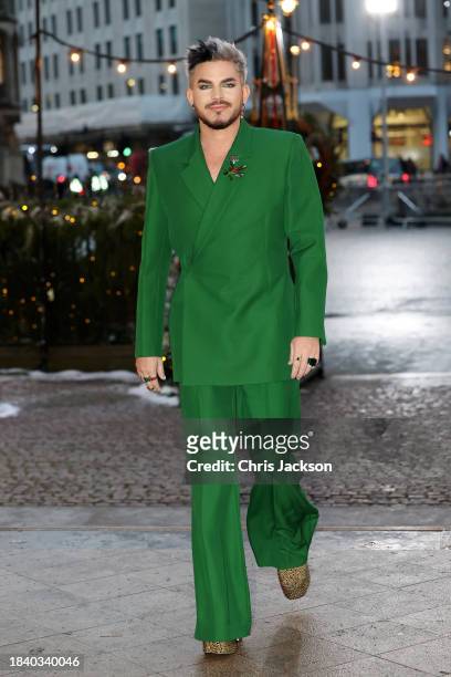 Adam Lambert attends The "Together At Christmas" Carol Service at Westminster Abbey on December 08, 2023 in London, England. Spearheaded by The...
