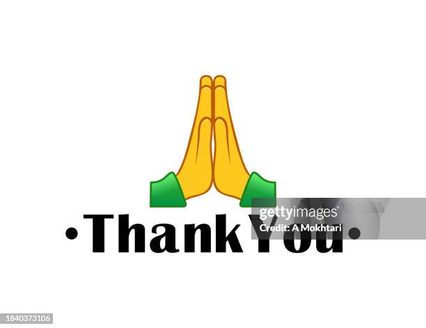 Say Thank You With Hands High-Res Vector Graphic - Getty Images