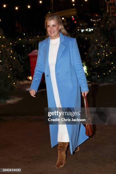 Sophie, Duchess of Edinburgh attends The "Together At Christmas" Carol Service at Westminster Abbey on December 08, 2023 in London, England....