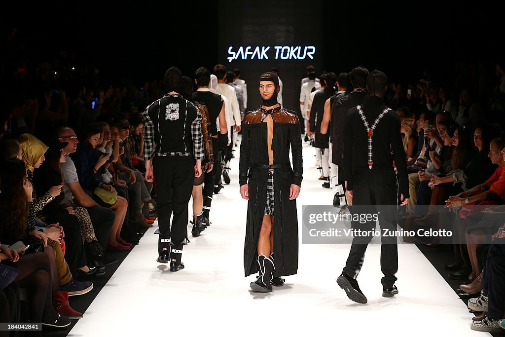 Safak Tokur - Runway - MBFWI S/S 2014 Presented By American Express