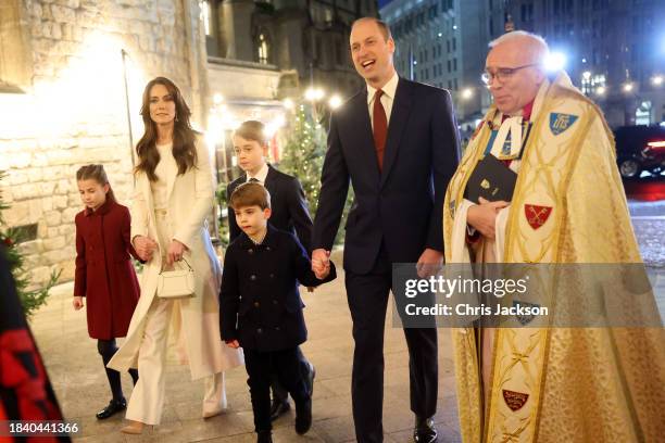 Princess Charlotte of Wales, Catherine, Princess of Wales, Prince Louis of Wales, Prince George of Wales, Prince William, Prince of Wales and The...