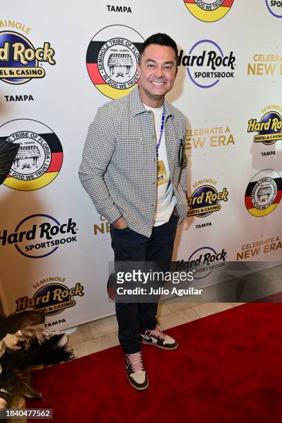 Nick Swisher attends A New Era in Florida Gaming Event at Seminole Hard Rock Hotel & Casino Tampa on December 08, 2023 in Tampa, Florida.