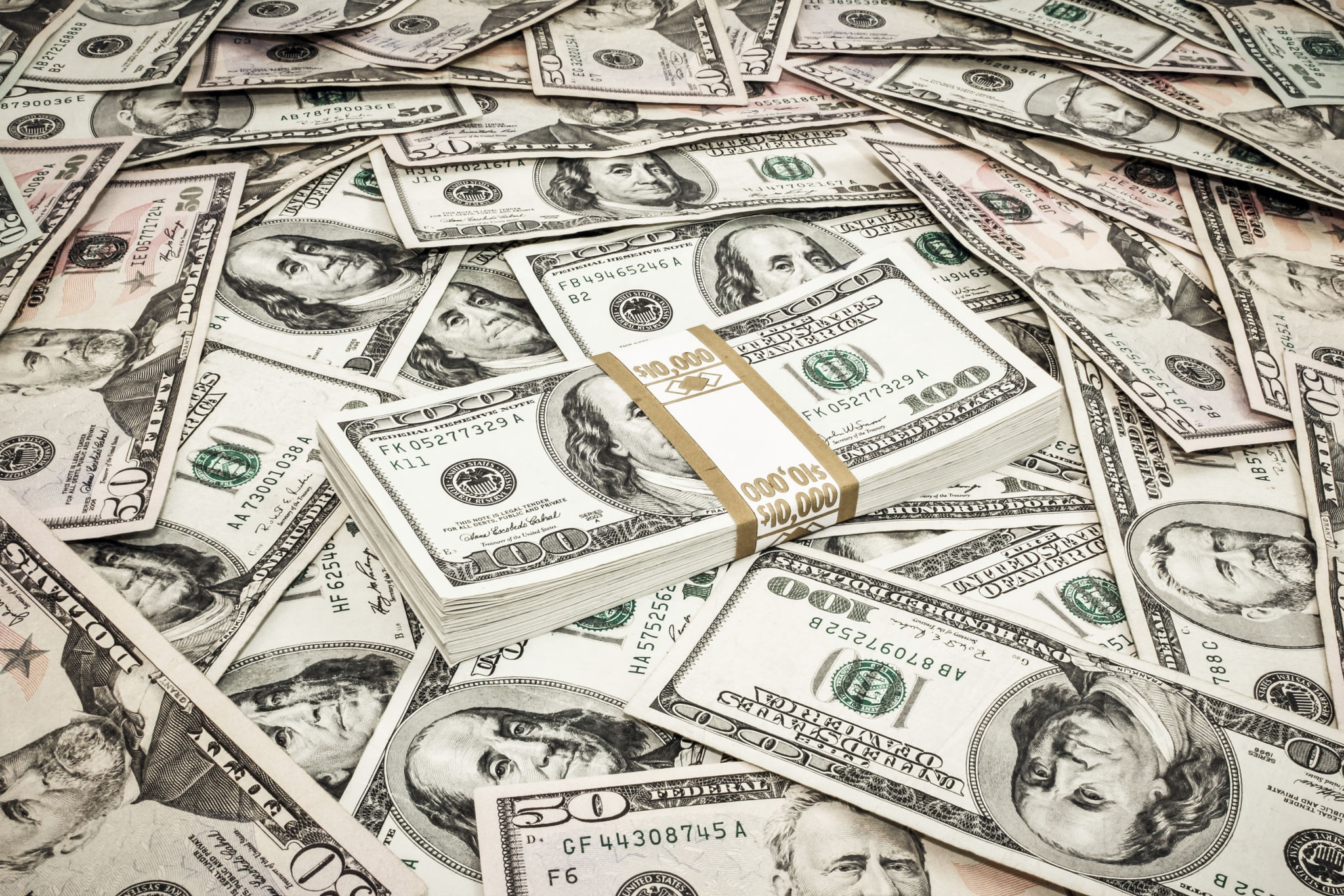 US Dollars Background US Dollars Background