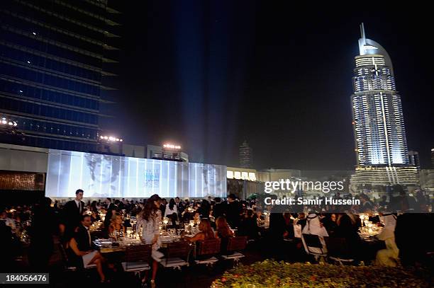 A general view at the gala dinner at the Armani Pavilion during Vogue...  News Photo - Getty Images