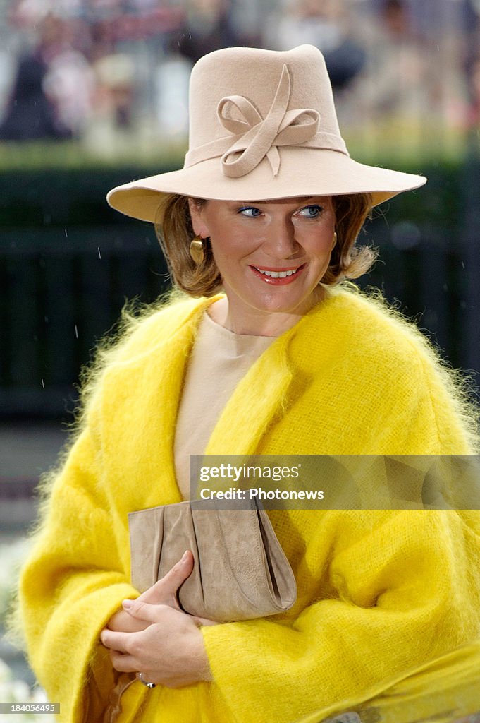 King Philippe And Queen Mathilde Of Belgium Visit Province Of Liege