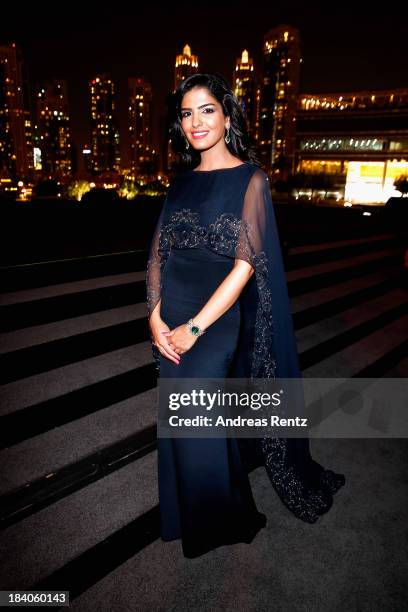 Princess Ameera al-Taweel attends the gala dinner at the Armani Pavilion during Vogue Fashion Dubai Experience on October 10, 2013 in Dubai, United...