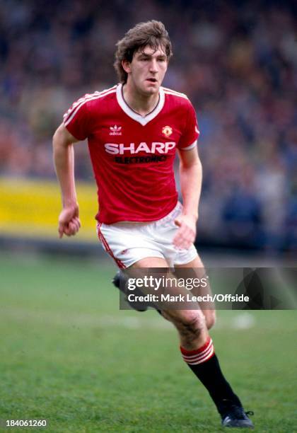 English Football League Division One - Norwich City v Manchester United, Norman Whiteside of United.
