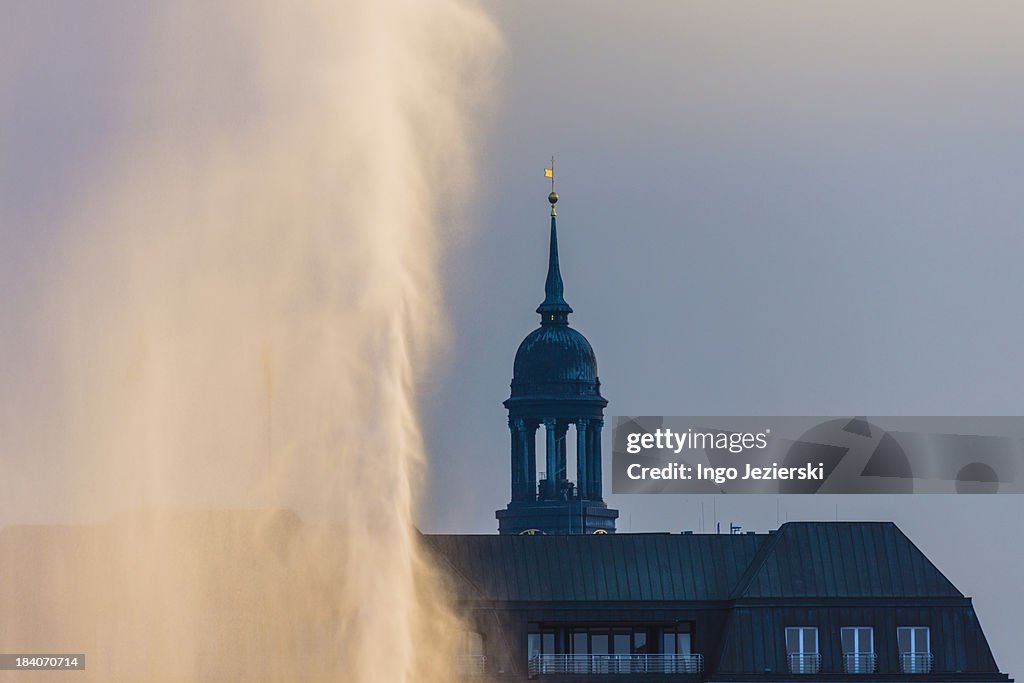 St. Michaelis Church with fountain