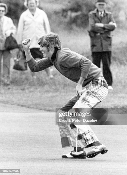 Beth Daniel of the USA team during the 1976 Curtis Cup Matches played at Royal Lytham and St Annes Golf Club on August 12, 1976 in Lytham St Annes,...