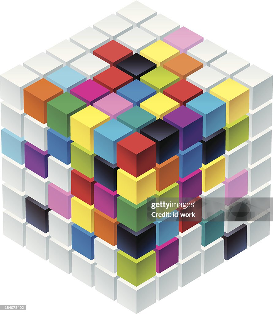 Cubes Colorfull Colorful Cubes High-Res Vector Graphic - Getty Images