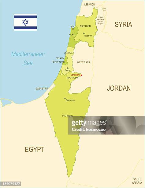 israel - jordan pic stock illustrations