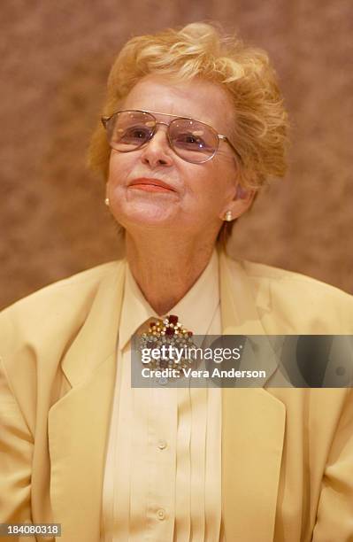 Diana Douglas during It Runs in the Family Press Conference with Michael Douglas, Kirk Douglas, Diana Douglas and Cameron Douglas at The Four Seasons...