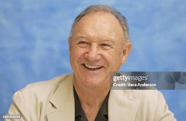 Gene Hackman during Runaway Jury Press Conference with Dustin Hoffman, Gene Hackman, John Cusack and Rachel Weisz at Wyndham Hotel in New Orleans,...