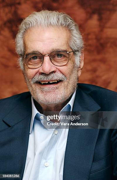 Omar Sharif during Monsieur Ibrahim Press Conference with Omar Sharif at Regent Beverly Wilshire Hotel in Beverly Hills, California, United States.