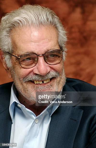 Omar Sharif during Monsieur Ibrahim Press Conference with Omar Sharif at Regent Beverly Wilshire Hotel in Beverly Hills, California, United States.