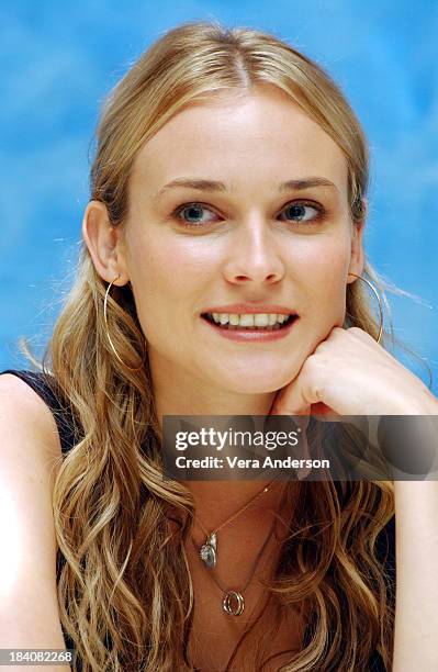 Diane Kruger during Wicker Park Press Conference with Josh Hartnett, Diane Kruger and Rose Byrne at Four Seasons Hotel in Beverly Hills, California,...
