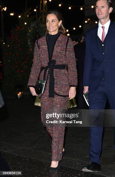 Pippa Matthews attends The "Together At Christmas" Carol Service at Westminster Abbey on December 08, 2023 in London, England.