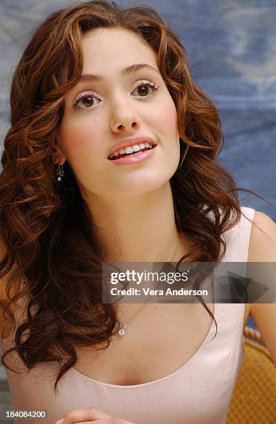 Emmy Rossum during The Phantom of the Opera Press Conference with Emmy Rossum, Gerard Butler, Joel Schumacher, Minnie Driver and Patrick Wilson at...