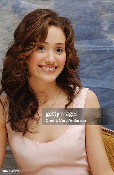 Emmy Rossum during The Phantom of the Opera Press Conference with Emmy Rossum, Gerard Butler, Joel Schumacher, Minnie Driver and Patrick Wilson at...