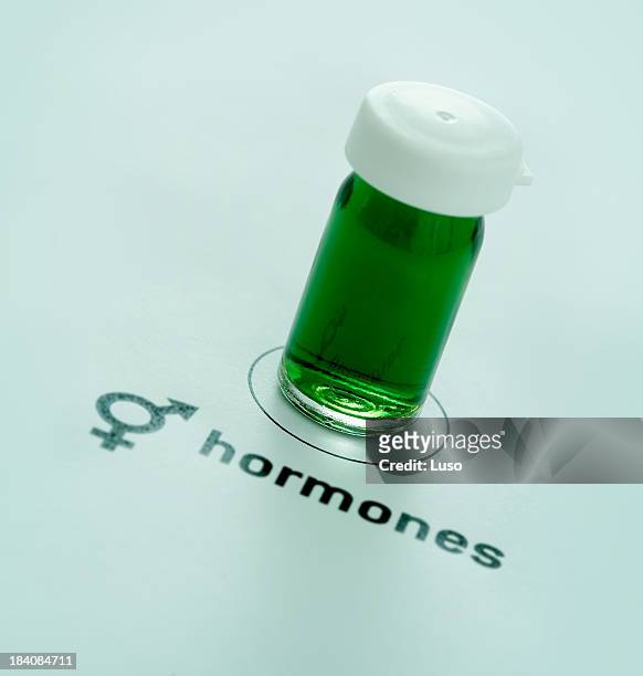 hormones - oestrogen stock pictures, royalty-free photos & images