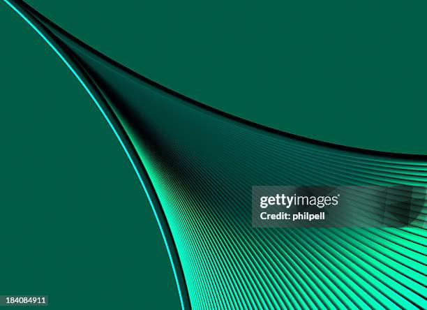 abstract green dynamic element - three dimensional stock pictures, royalty-free photos & images