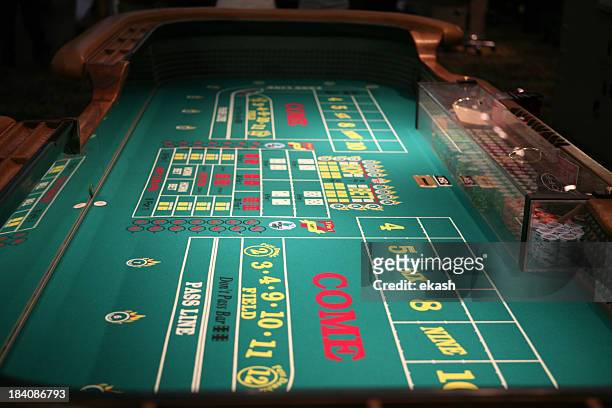 crap table - craps stock pictures, royalty-free photos & images