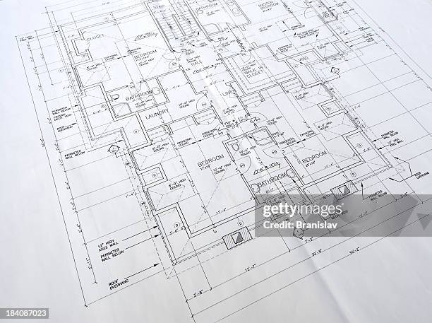 architectural drawings 28 - floor plan stock pictures, royalty-free photos & images