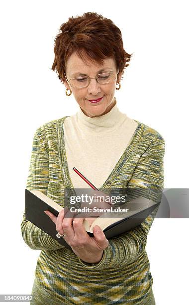 Woman Writing High-Res Stock Photo