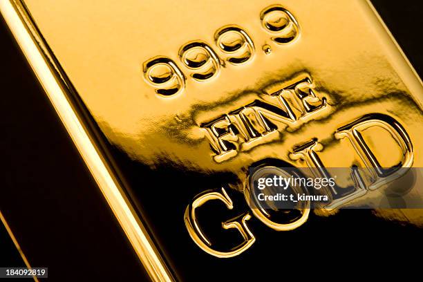 gold ingot - ingot stock pictures, royalty-free photos & images