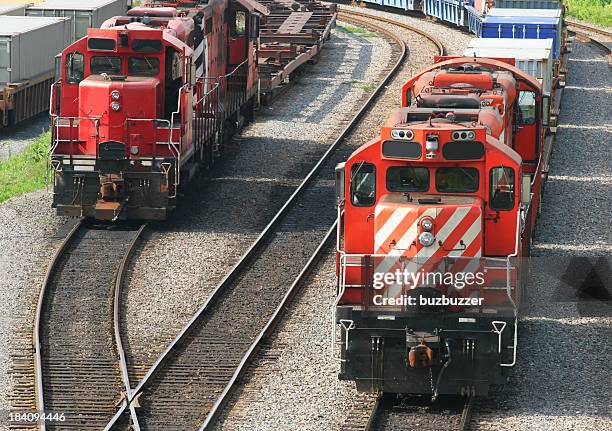 moderno locomotivas - comboio de mercadorias imagens e fotografias de stock