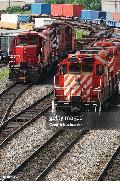 railways and locomotives - boxcar stock pictures, royalty-free photos & images