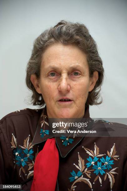 Temple Grandin at the "Temple Grandin" press conference at the Four Seasons Hotel on March 22, 2010 in Beverly Hills, California.