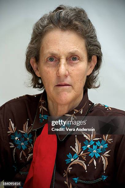 Temple Grandin at the "Temple Grandin" press conference at the Four Seasons Hotel on March 22, 2010 in Beverly Hills, California.