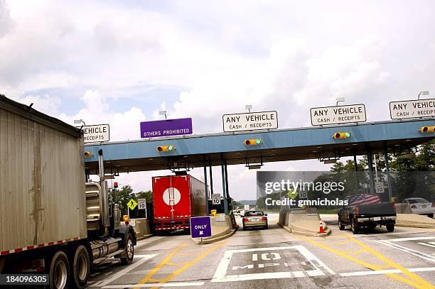 toll booth - maine road stock pictures, royalty-free photos & images