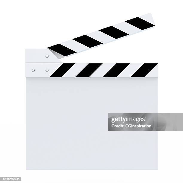 moderne weiße tafel - 3d movie stock-fotos und bilder