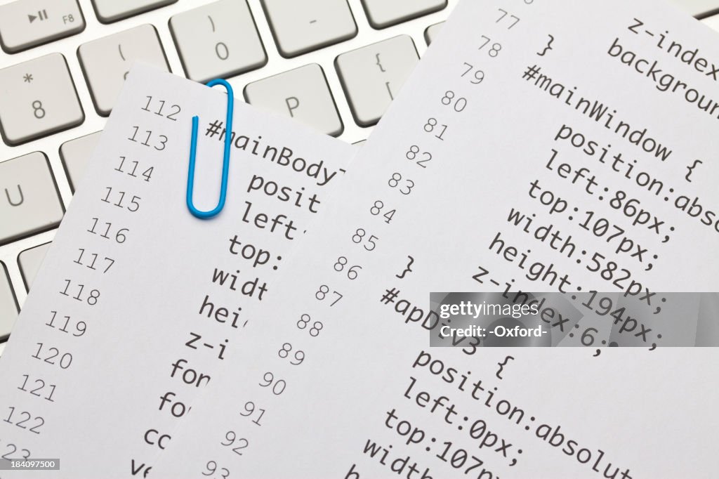 Web code on keyboard