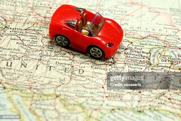 Car Rode Map 1,537 Road Map Car Stock Photos, High-Res Pictures, and Images - Getty ...