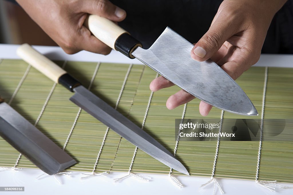 押し寿司ナイフ