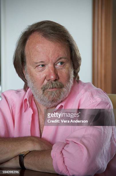 Benny Andersson of ABBA attends the "Mamma Mia!" press conference at the Grand Lagonisse Resort on June 28, 2008 in Athens, Greece.