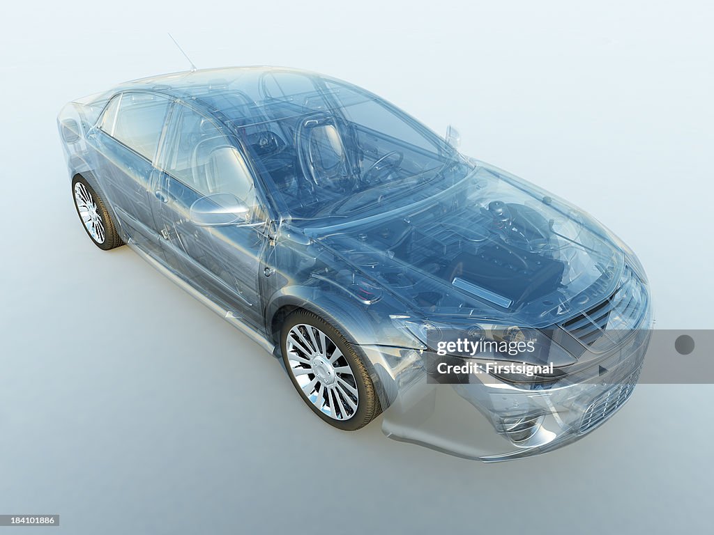 Transparent vehicle