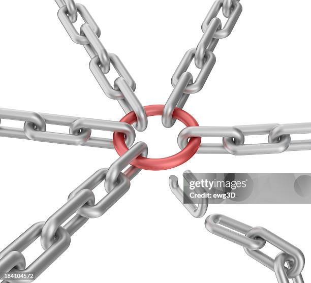 breaking chain - breaking chains stock pictures, royalty-free photos & images