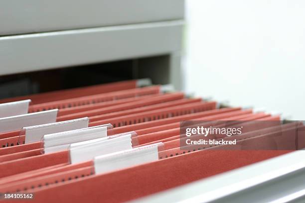 classeur à tiroirs - filing cabinet photos et images de collection