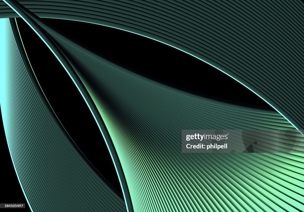 Abstract Green Dynamic Element (Xlarge)
