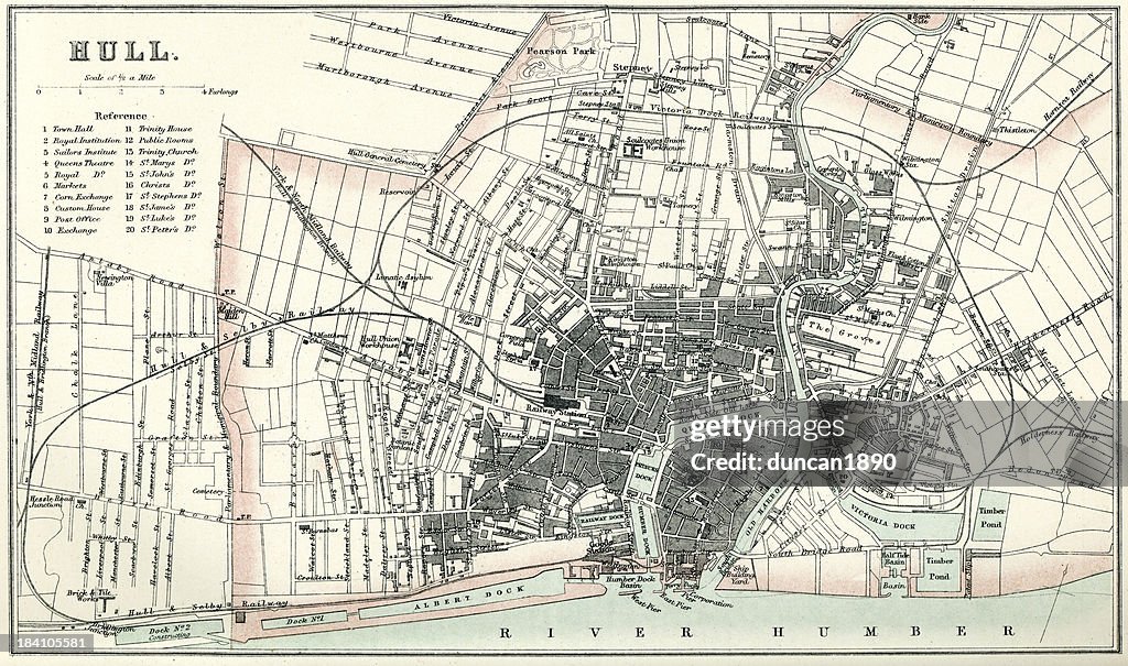 Map of Hull