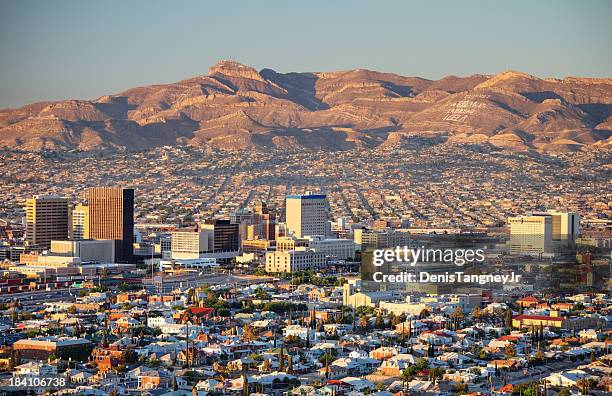 centro de el paso - ciudad juarez - fotografias e filmes do acervo