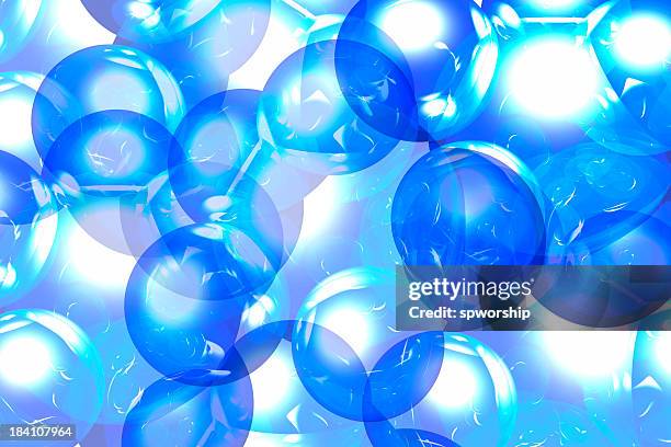 blue innovations - metallic balloons stock pictures, royalty-free photos & images