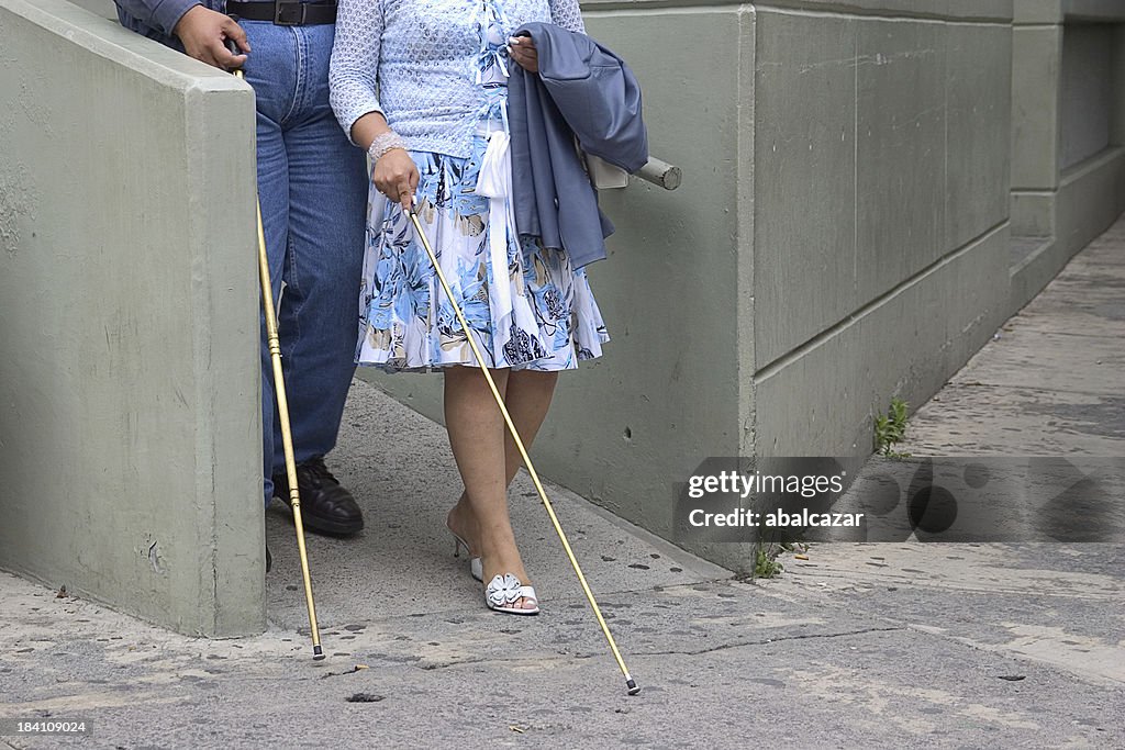 Disabled couple